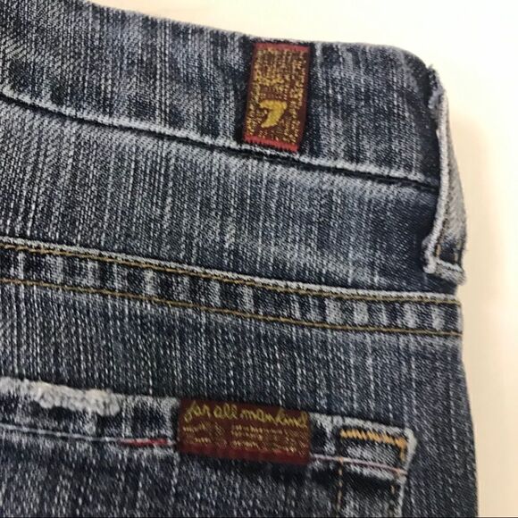 👠7 for all mankind jeans “ A pocket” size 27 - Picture 7 of 9